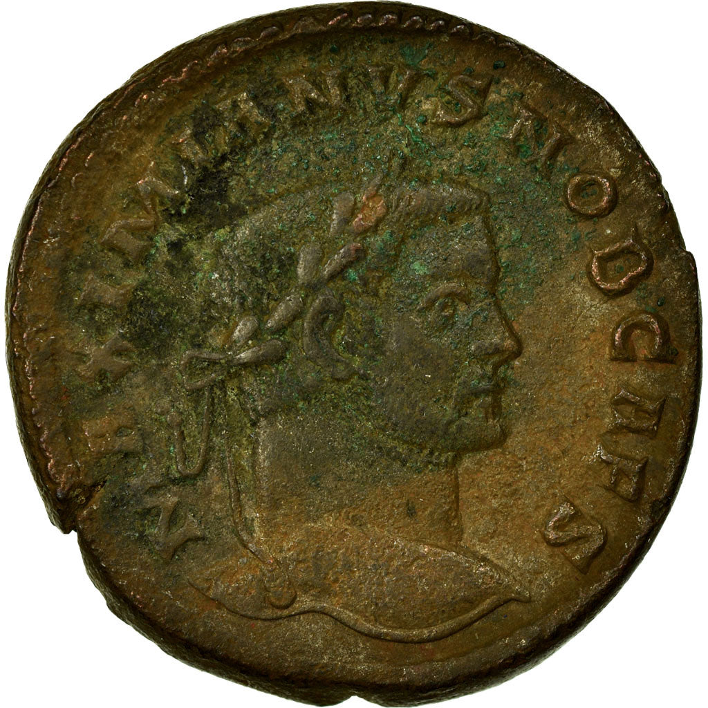 Münze, Galerius, Follis, SS, Kupfer, Cohen:85