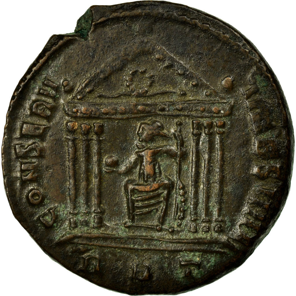 Coin, Maxentius, Follis, AU(50-53), Copper, Cohen:21