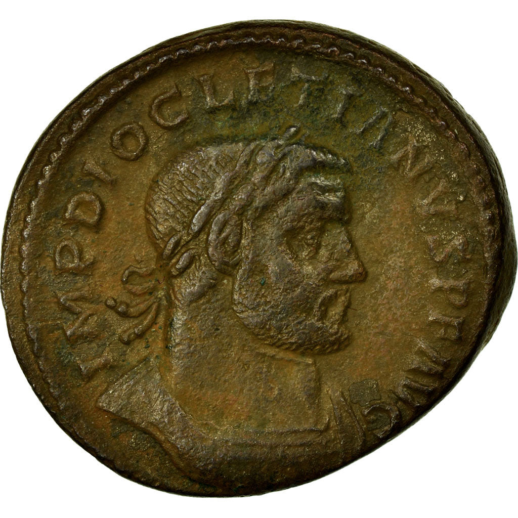 Munten, Diocletianus, Follis, ZF, Koper, Cohen:93