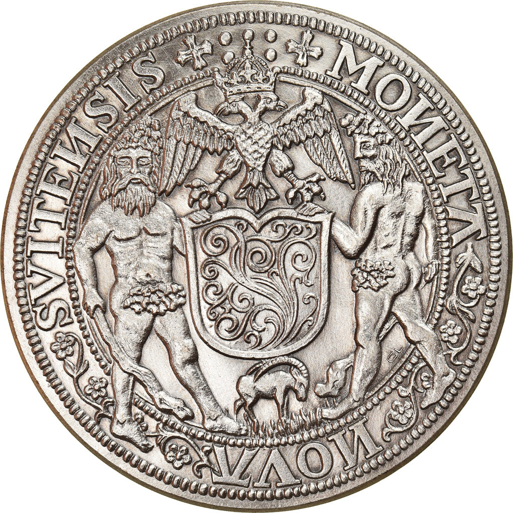 Szwajcaria, Medal, Reproduction Thaler de Schwytz, 1972, MS(64), Miedź