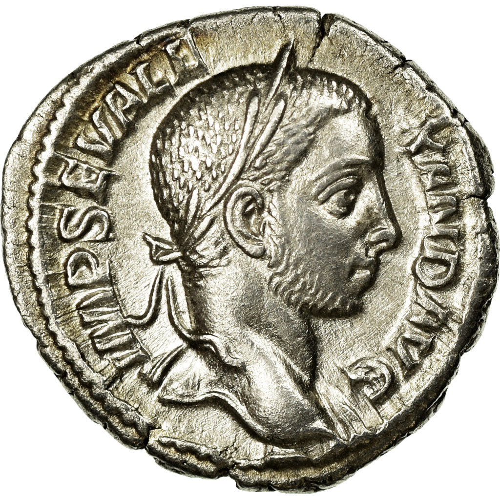 Moneta, Severus Alexander, Denarius, AU(55-58), Srebro, Cohen:586