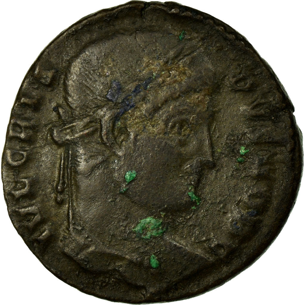 Coin, Crispus, Nummus, Trier, AU(50-53), Copper, Cohen:136