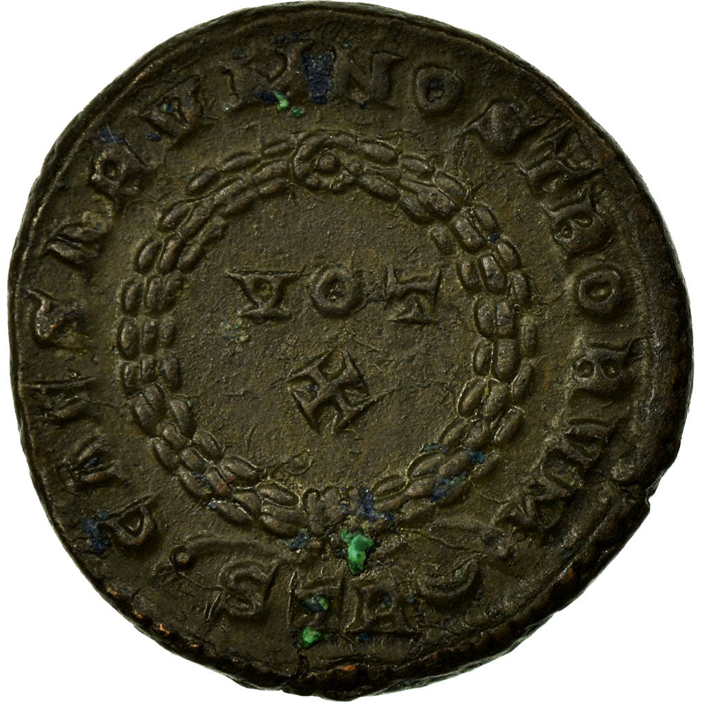 Coin, Crispus, Nummus, Trier, AU(50-53), Copper, Cohen:136