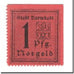Banknot, Niemcy, Darmstadt Stadt, 1 Pfennig, N.D, 1920, AU(55-58), Mehl:D5.4