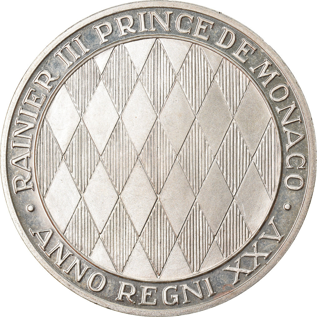 Monaco, medaglia, Prince Rainier III, Politics, Society, War, SPL, Argento
