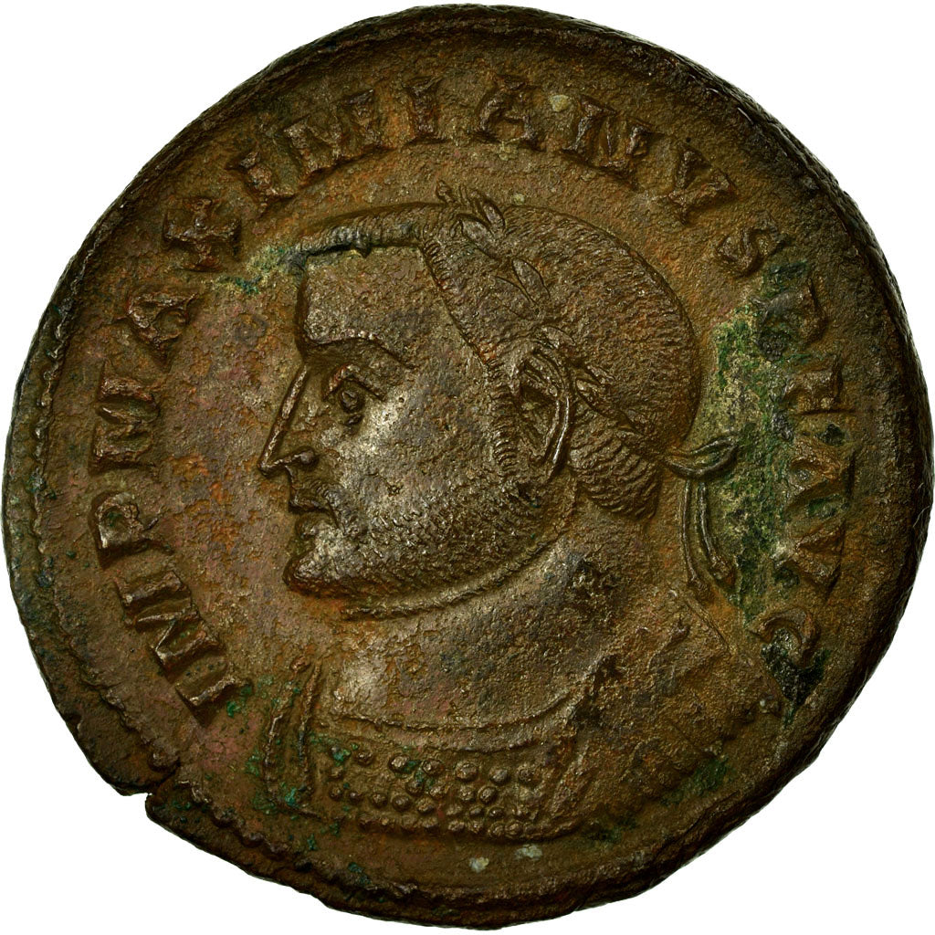 Coin, Maximianus, Follis, AU(50-53), Copper, Cohen:161