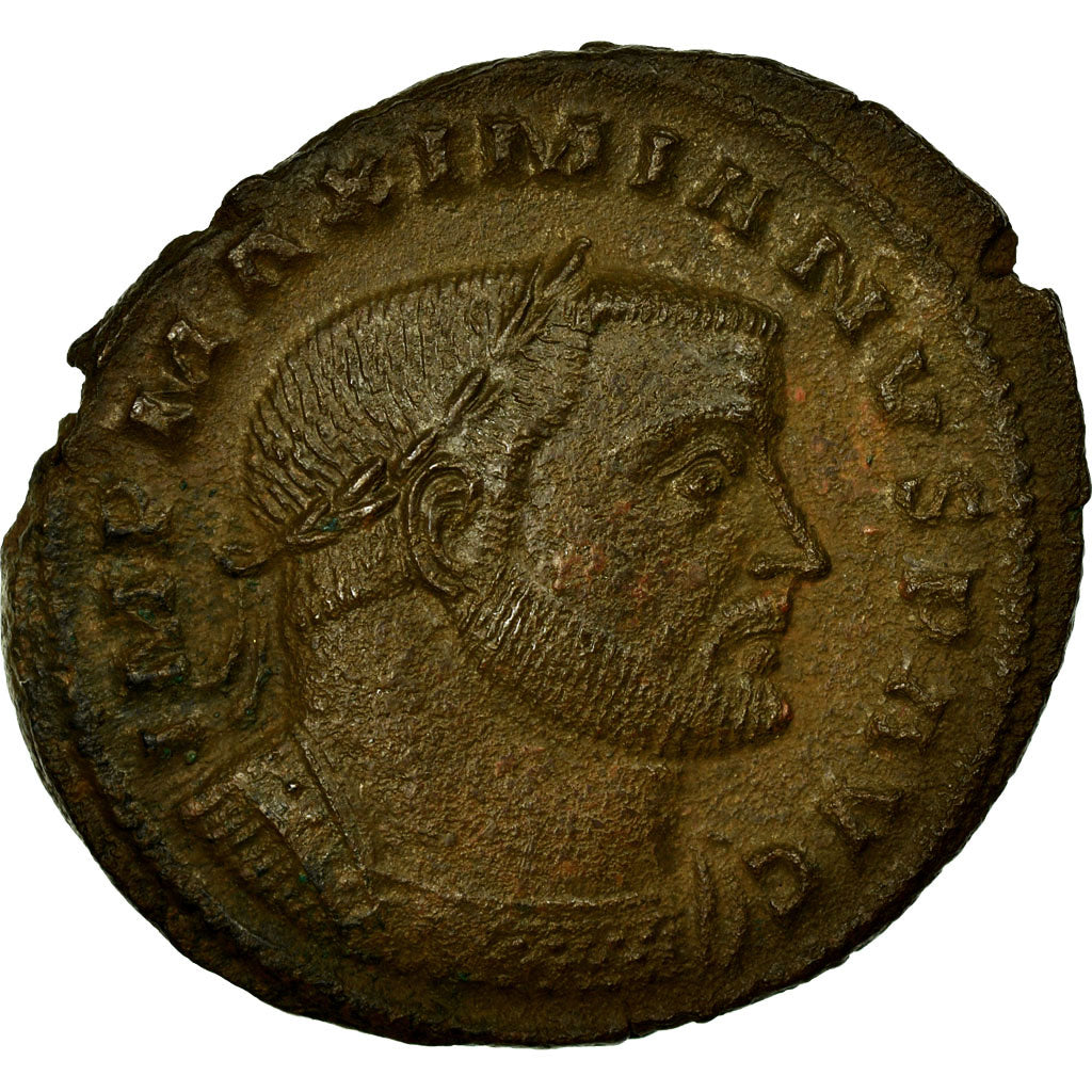 Munten, Maximus Hercules, Follis, ZF+, Koper, Cohen:156