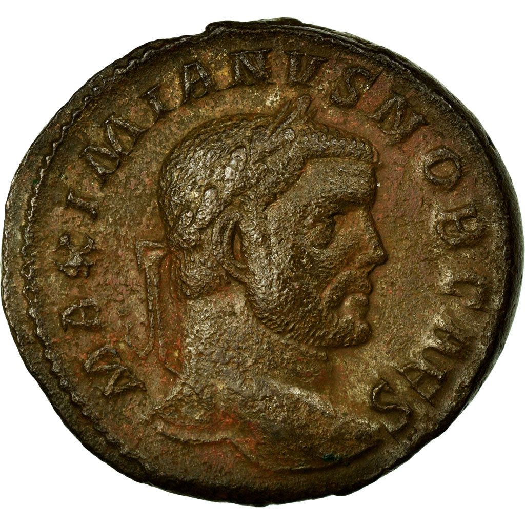 Coin, Galerius, Follis, AU(50-53), Copper, Cohen:88