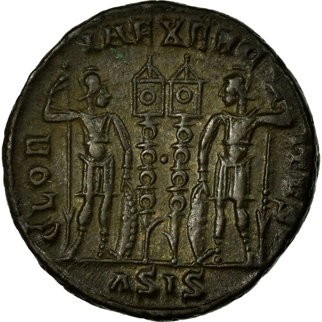 Moneta, Constantius II, Nummus, Siscia, AU(55-58), Miedź, Cohen:104