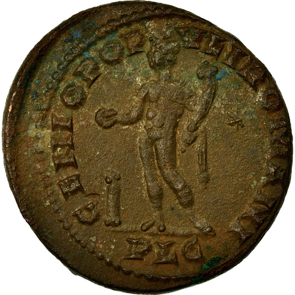 Münze, Constantius I, Follis, Lyons, VZ, Kupfer, Cohen:74
