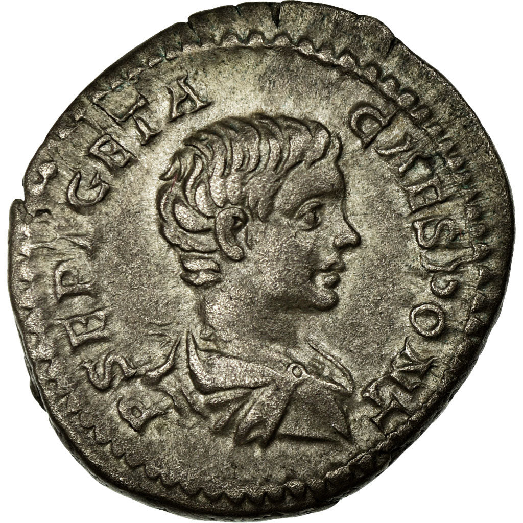 Coin, Geta, Denarius, AU(55-58), Silver, Cohen:38