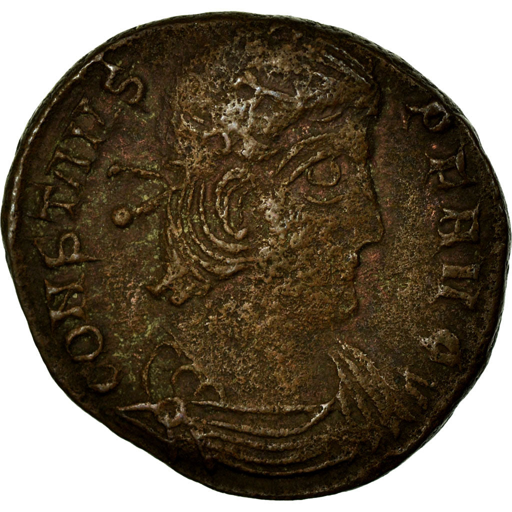 Coin, Constans, Nummus, EF(40-45), Copper, Cohen:176