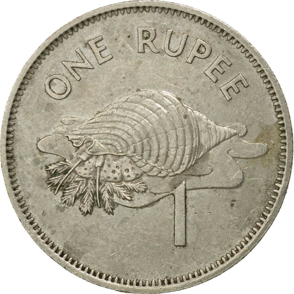 Coin, Seychelles, Rupee, 1982, British Royal Mint, VF(20-25), Copper-nickel