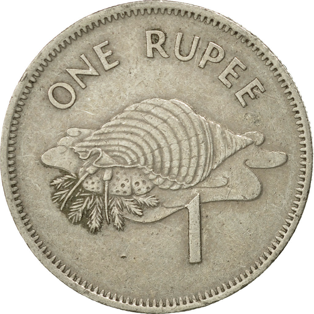 Moneta, Seychelles, Rupee, 1982, British Royal Mint, MB+, Rame-nichel, KM:50.1