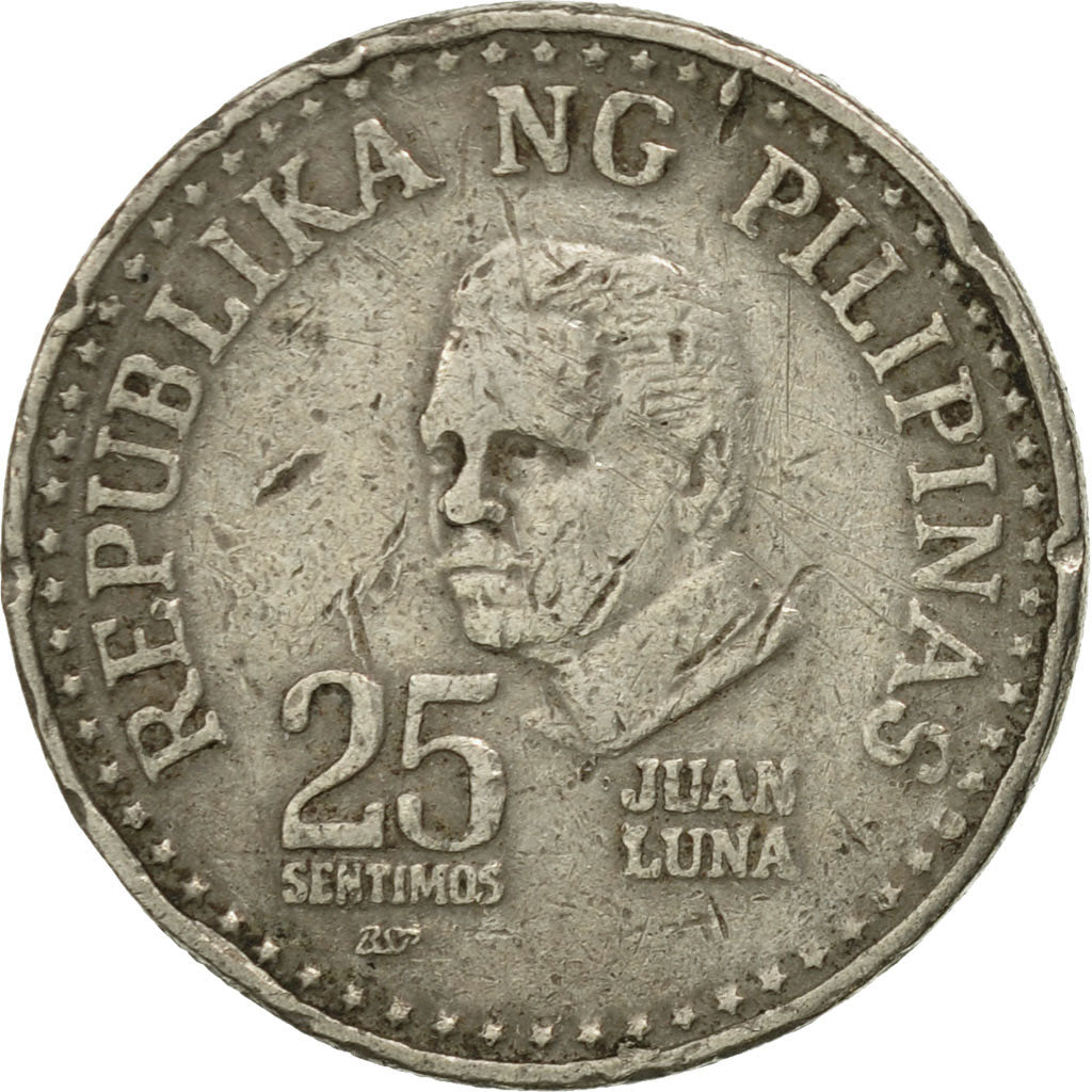 Coin, Philippines, 25 Sentimos, 1979, VF(30-35), Copper-nickel, KM:227