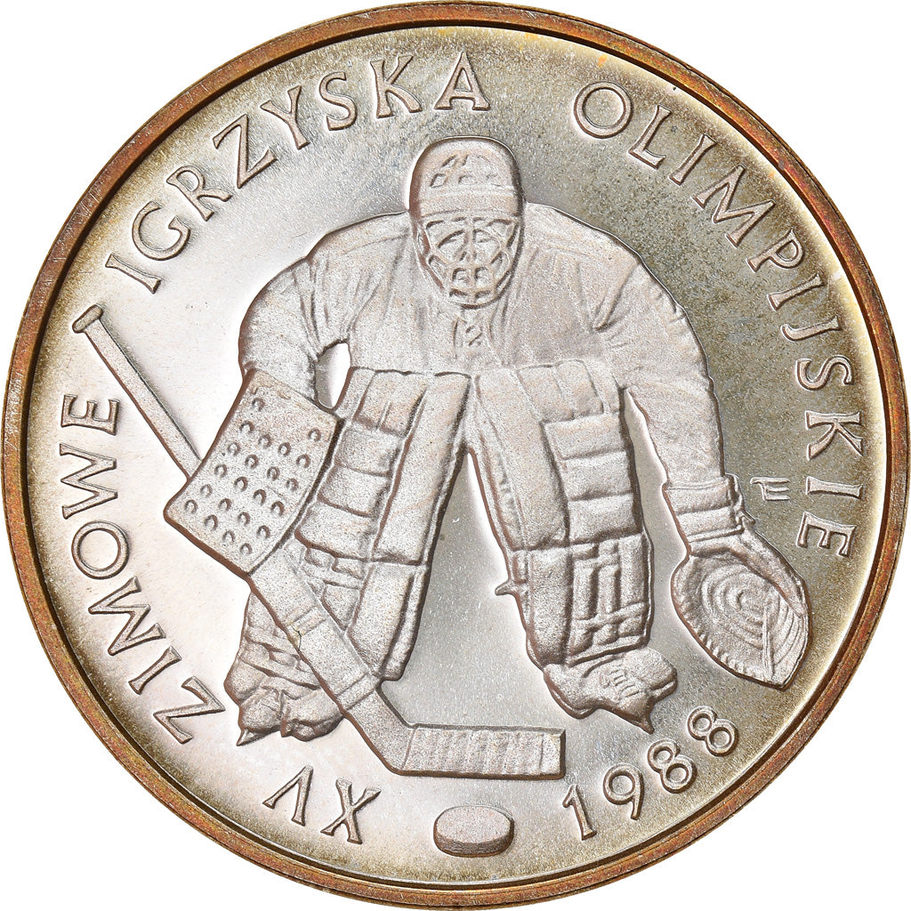 Coin, Poland, 500 Zlotych, 1987, Warsaw, MS(63), Silver, KM:172
