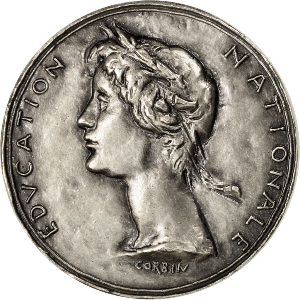 France, Medal, French Fifth Republic, Arts & Culture, Corbin, MS(60-62), Silver