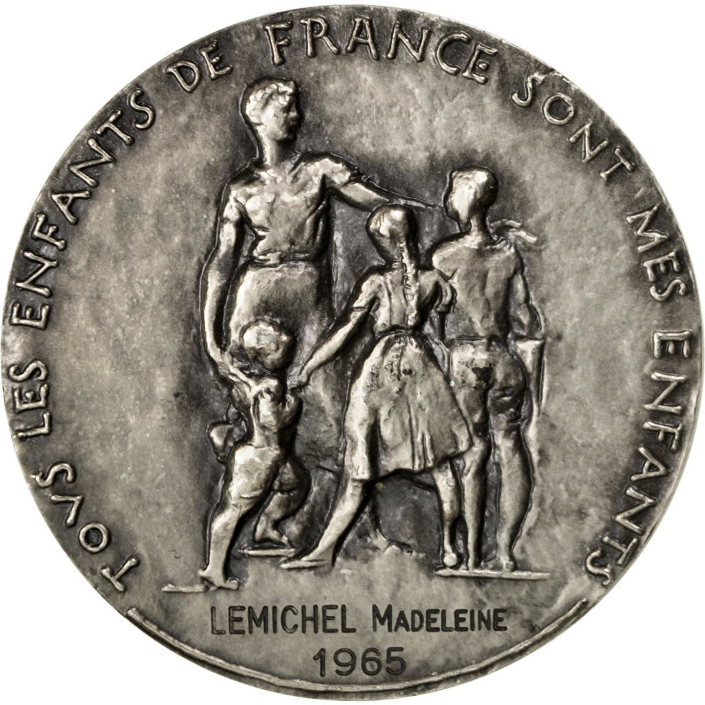 France, Medal, French Fifth Republic, Arts & Culture, Corbin, MS(60-62), Silver