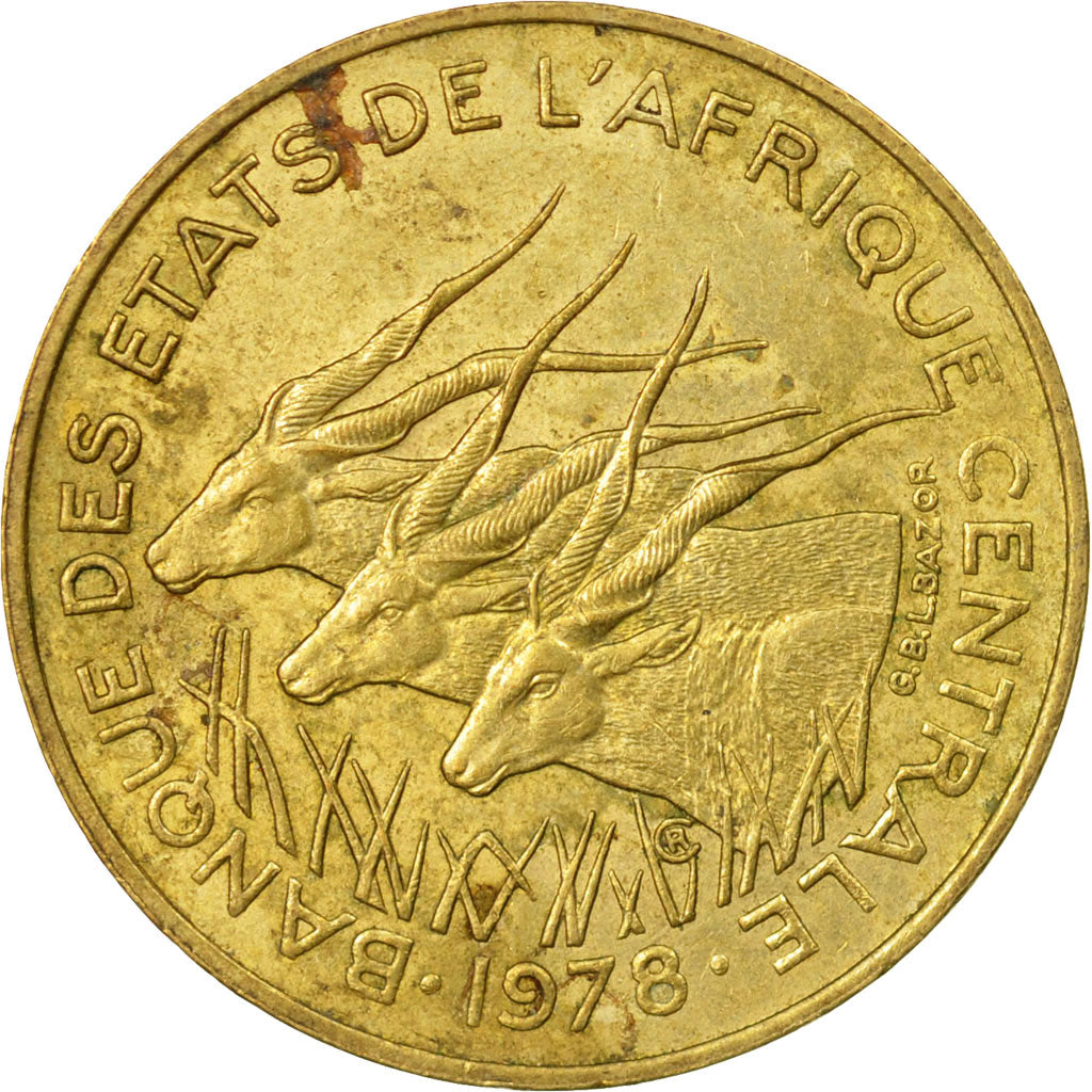 Coin, Central African States, 10 Francs, 1978, Paris, VF(30-35)