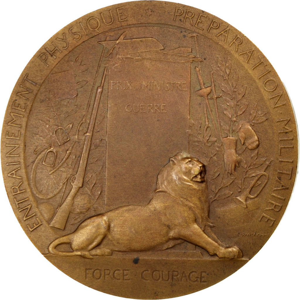 Frankreich, Medal, French Third Republic, Politics, Society, War, Grandhomme
