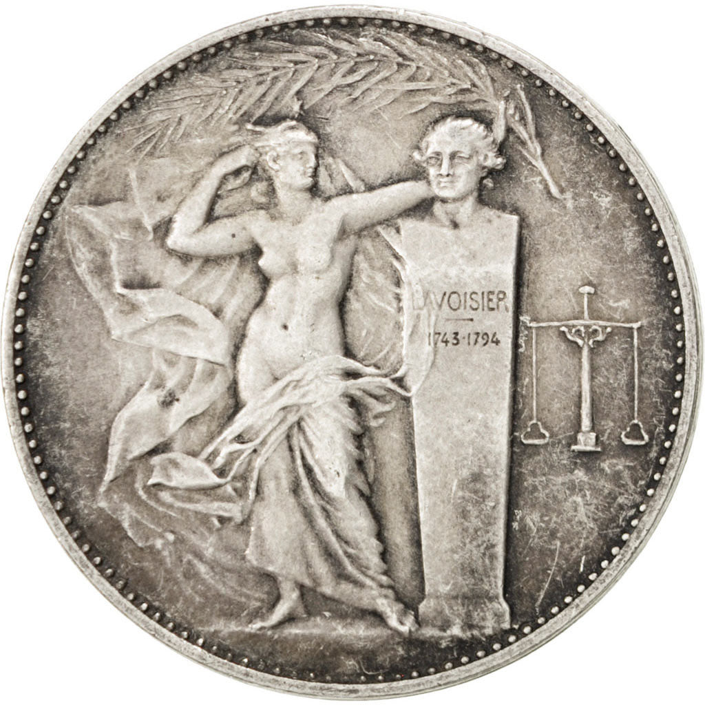 France, Medal, French Fourth Republic, Business & industry, AU(50-53), Silver