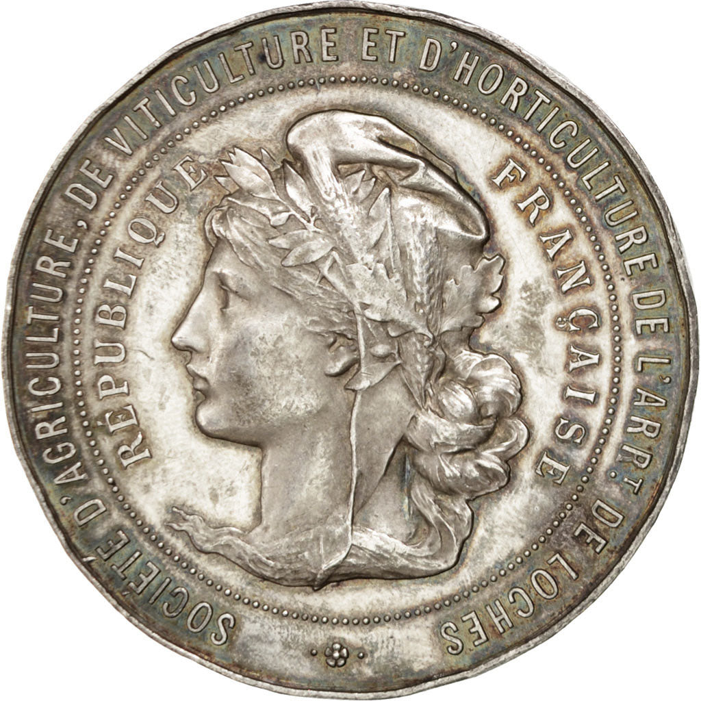 Francja, Medal, Trzecia Republika Francuska, Biznes i przemysł, AU(50-53)
