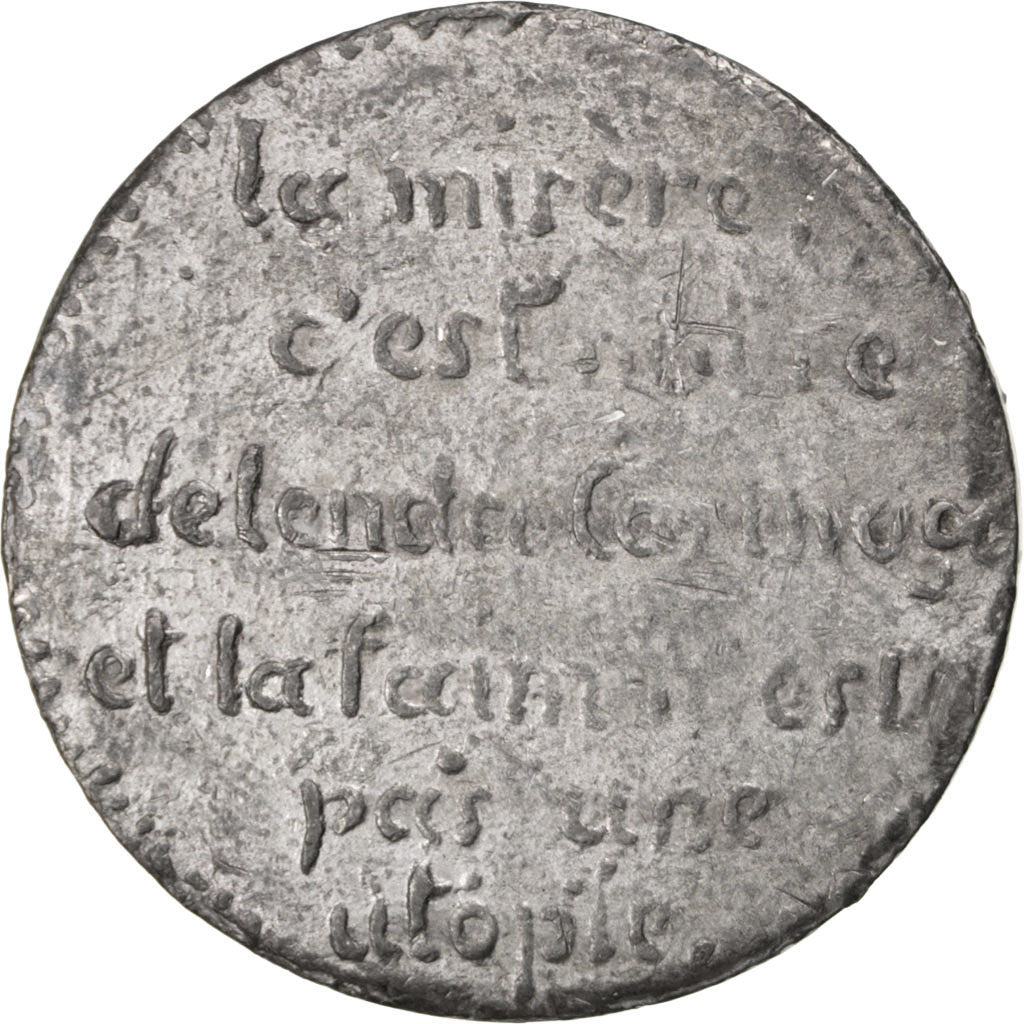 France, Medal, French Second Republic, Politics, Society, War, TTB, Tin