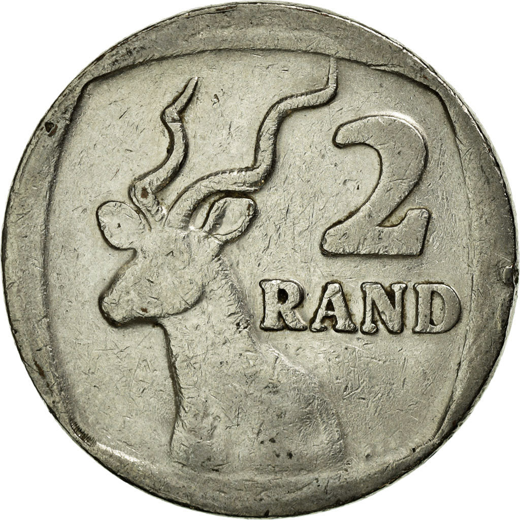 Monnaie, Afrique du Sud, 2 Rand, 1991, TB+, Nickel Plated Copper, KM:139