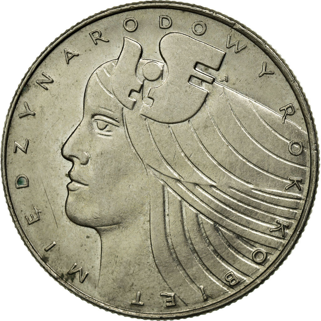 Münze, Polen, 20 Zlotych, 1975, Warsaw, SS, Copper-nickel, KM:75