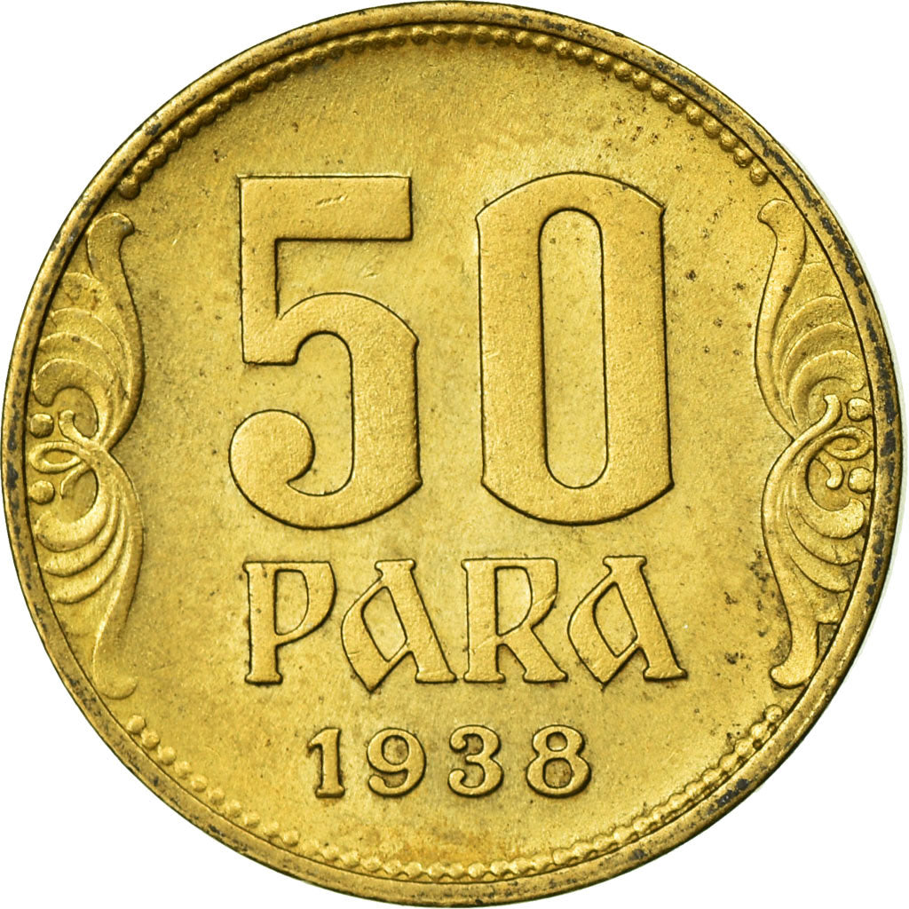 Monnaie, Yougoslavie, Petar II, 50 Para, 1938, TTB, Aluminum-Bronze, KM:18