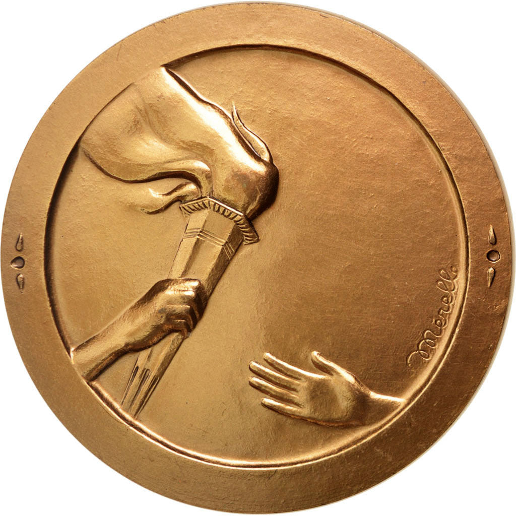 Frankreich, Medal, French Fifth Republic, Politics, Society, War, VZ, Bronze
