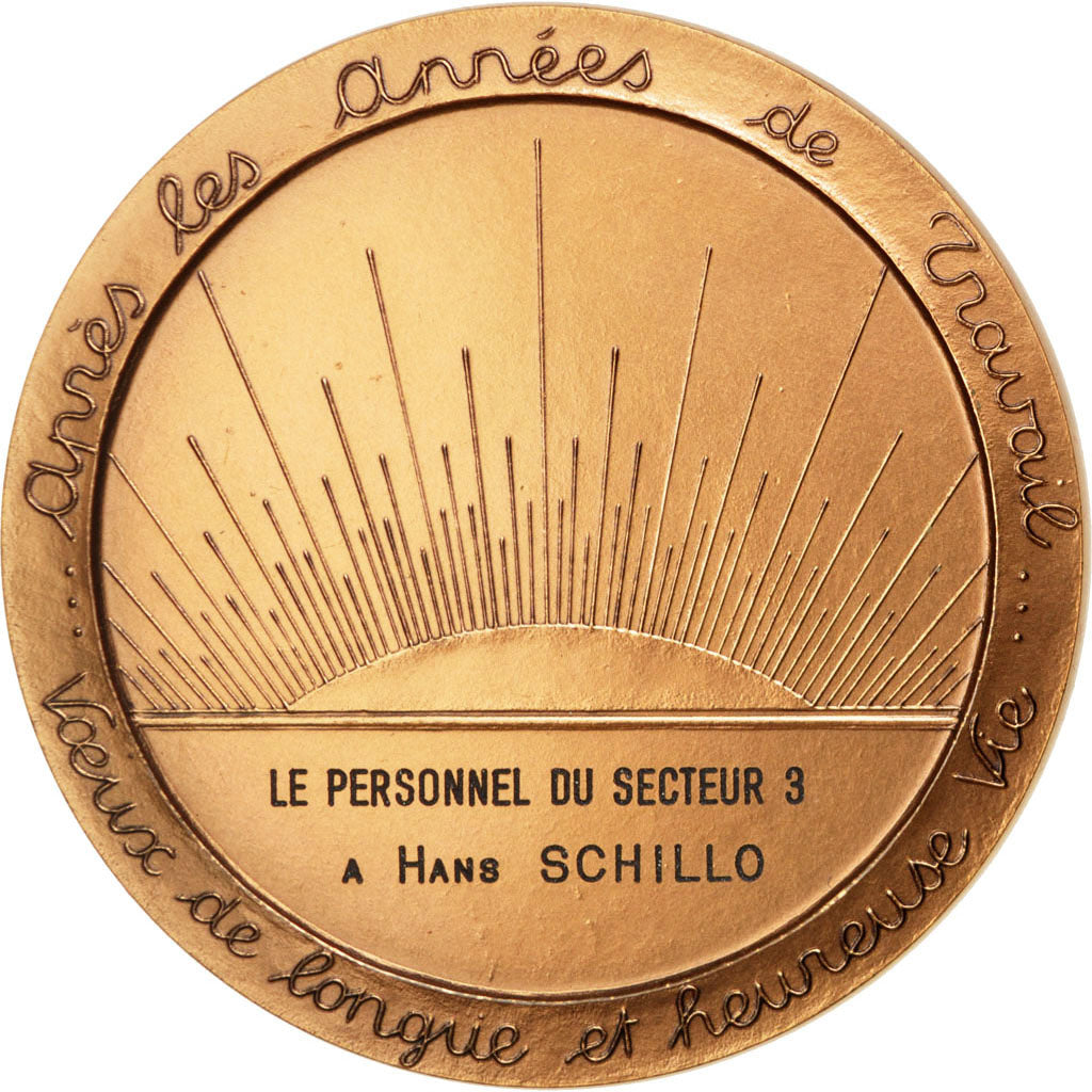 Frankreich, Medal, French Fifth Republic, Politics, Society, War, VZ, Bronze