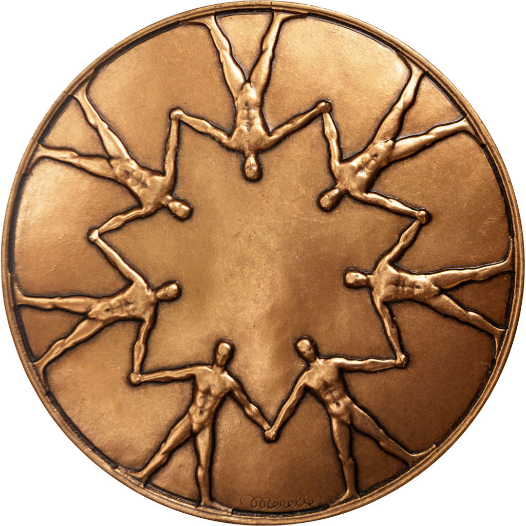Frankreich, Medal, French Fifth Republic, Politics, Society, War, VZ, Bronze