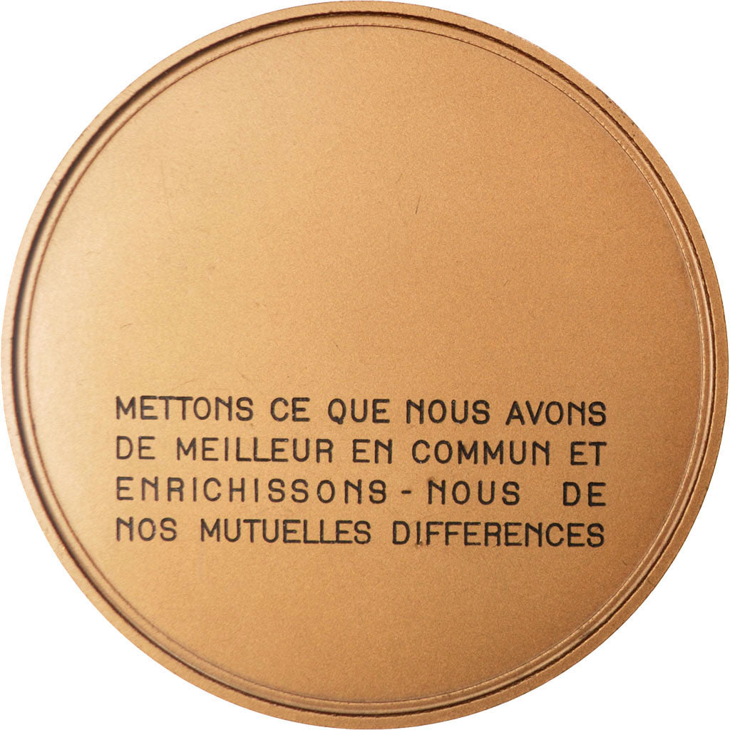 Frankreich, Medal, French Fifth Republic, Politics, Society, War, VZ, Bronze
