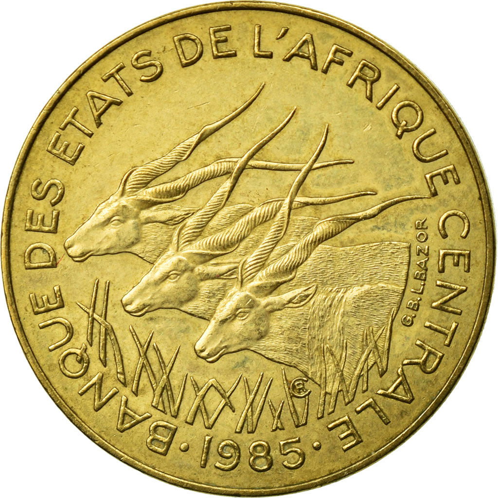 Monnaie, États de l'Afrique centrale, 5 Francs, 1985, Paris, TTB