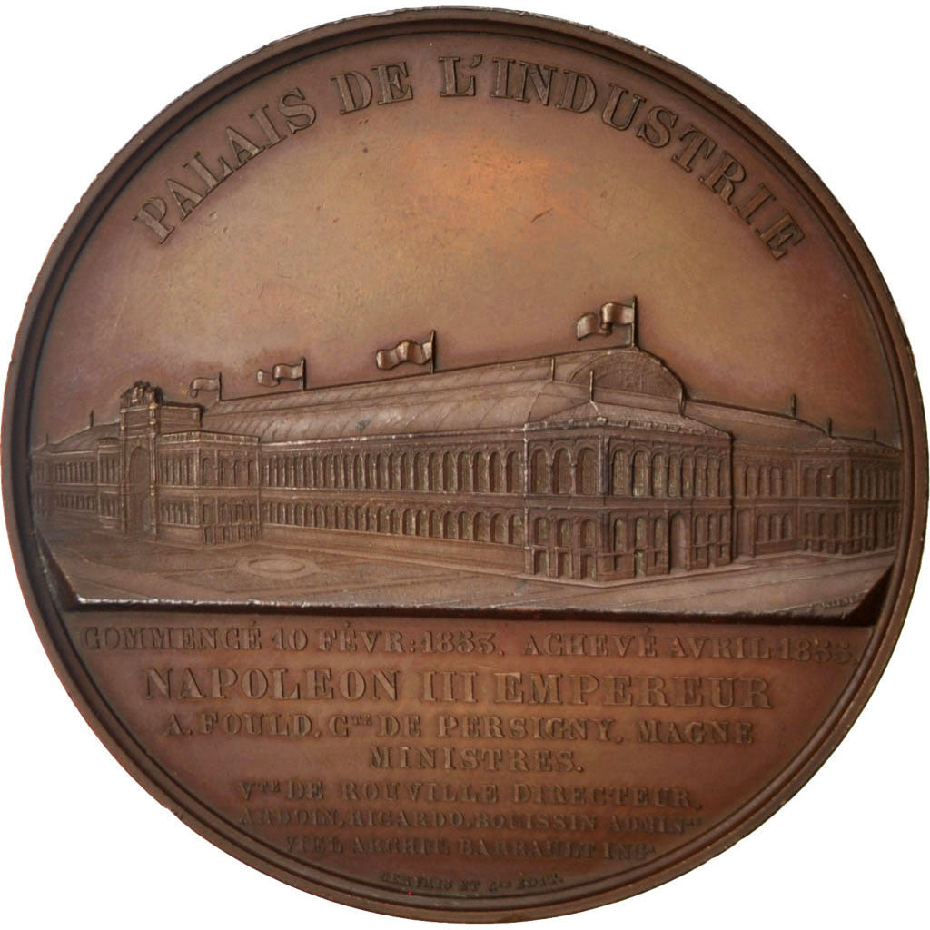 France, Medal, Second French Empire, Politics, Society, War, Oudiné, SUP