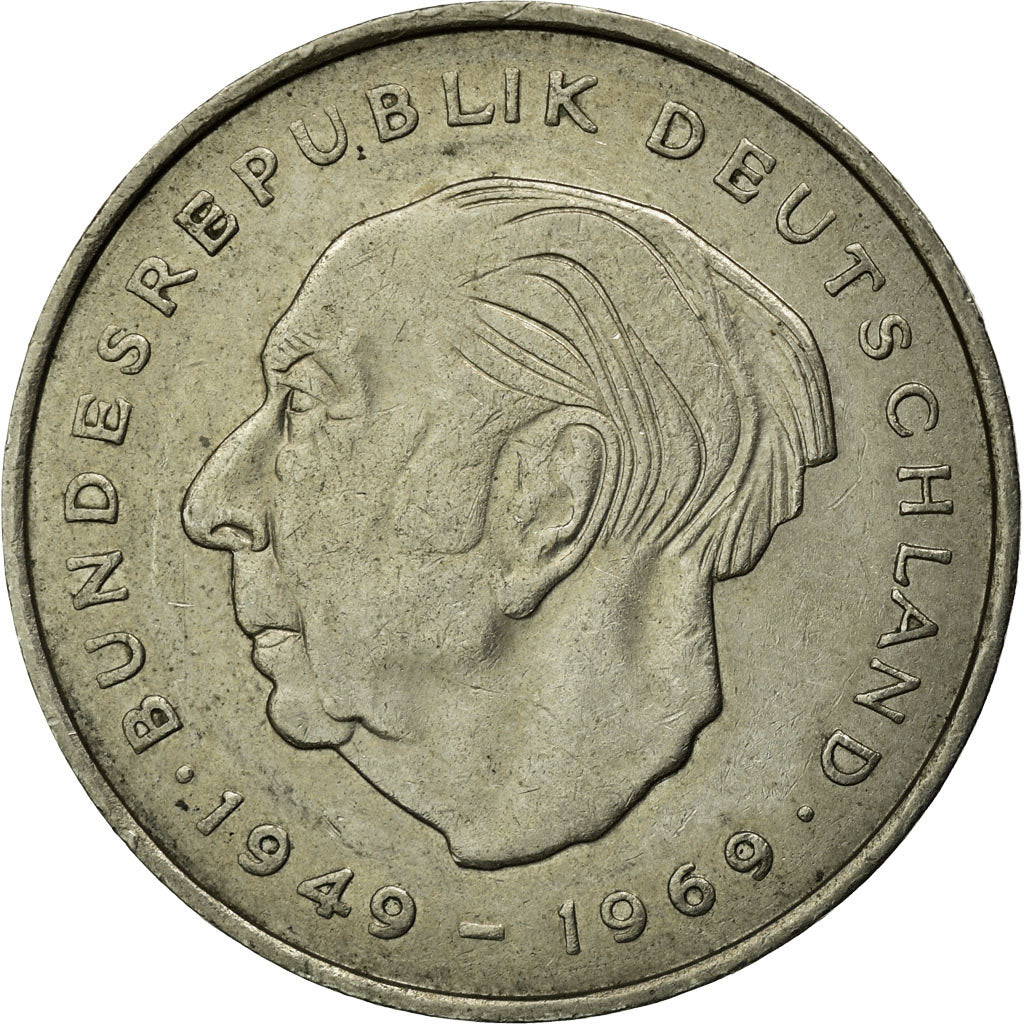 Munten, Federale Duitse Republiek, 2 Mark, 1971, Hambourg, ZF, Copper-Nickel