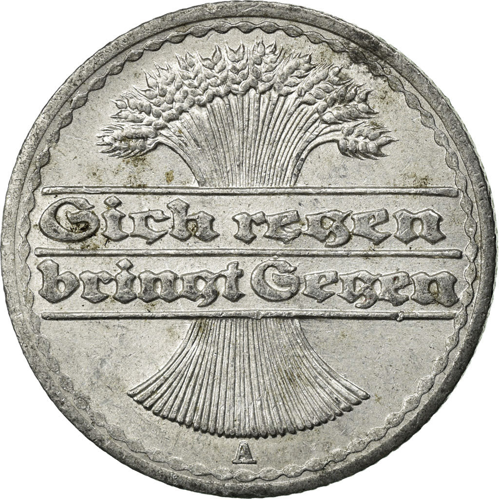 Monnaie, Allemagne, République de Weimar, 50 Pfennig, 1921, Berlin, TTB