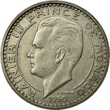 Coin, Monaco, Rainier III, 100 Francs, Cent, 1950, EF(40-45), Copper-nickel