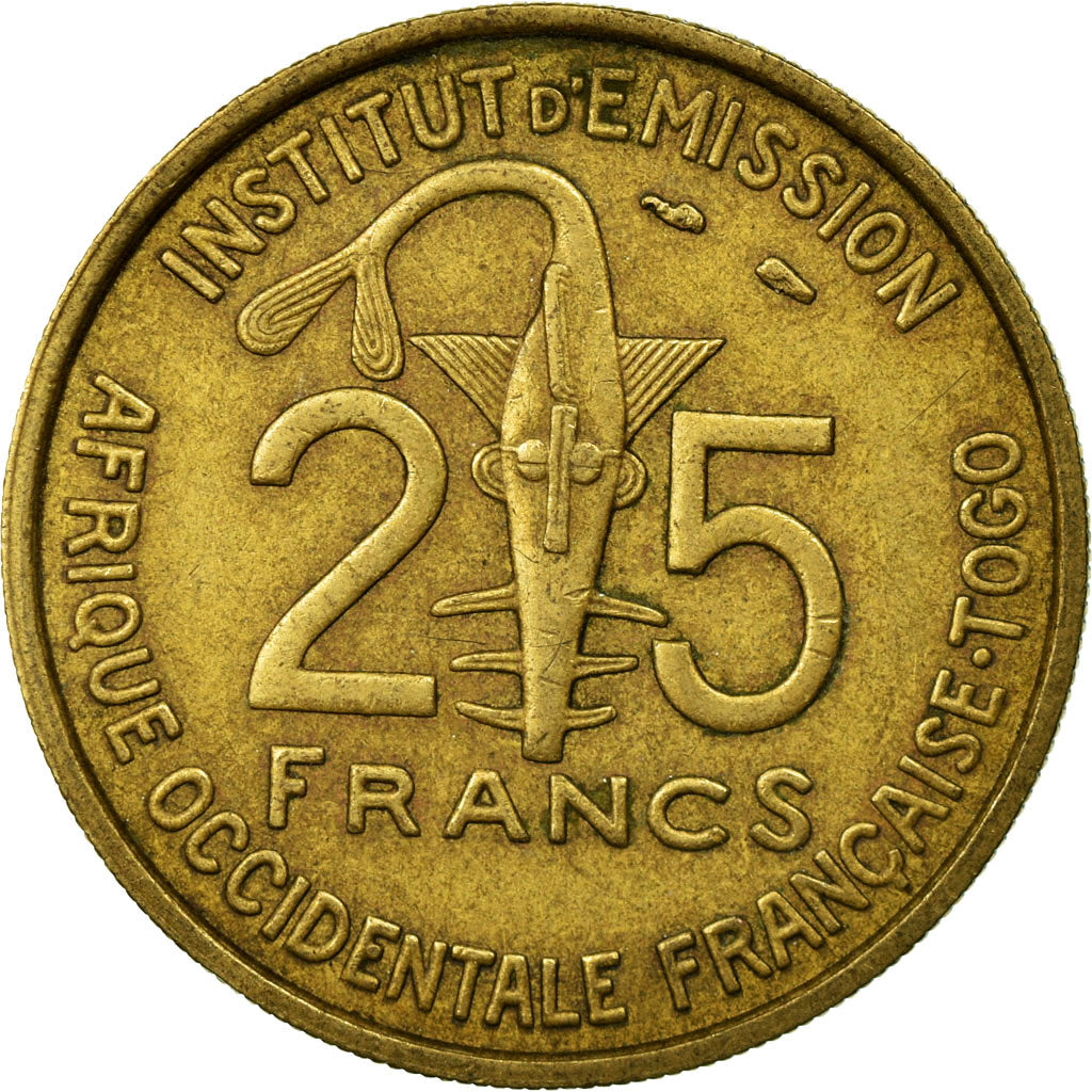 Monnaie, French West Africa, 25 Francs, 1957, Paris, TTB, Aluminum-Bronze, KM:9
