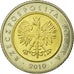 Coin, Poland, 5 Zlotych, 2010, Warsaw, EF(40-45), Bi-Metallic, KM:284