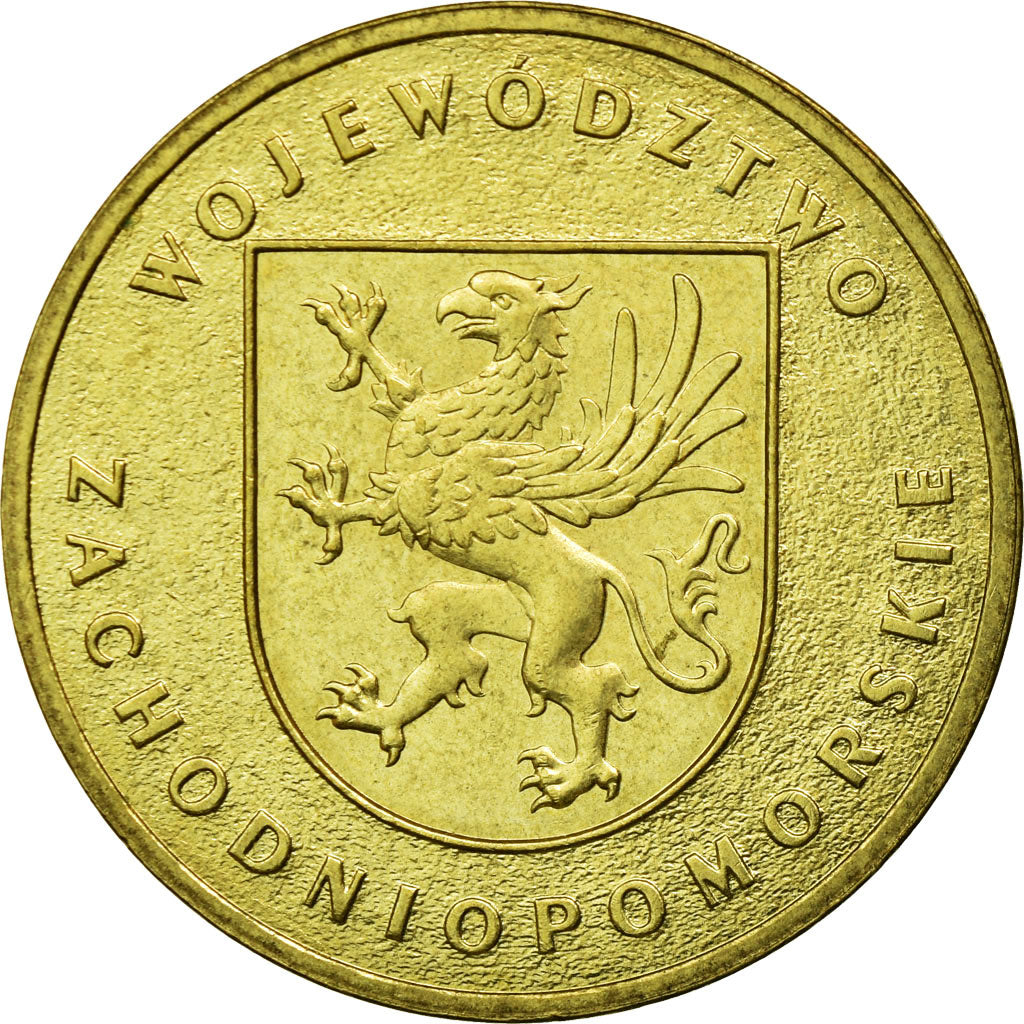Coin, Poland, 2 Zlote, 2005, Warsaw, EF(40-45), Brass, KM:563