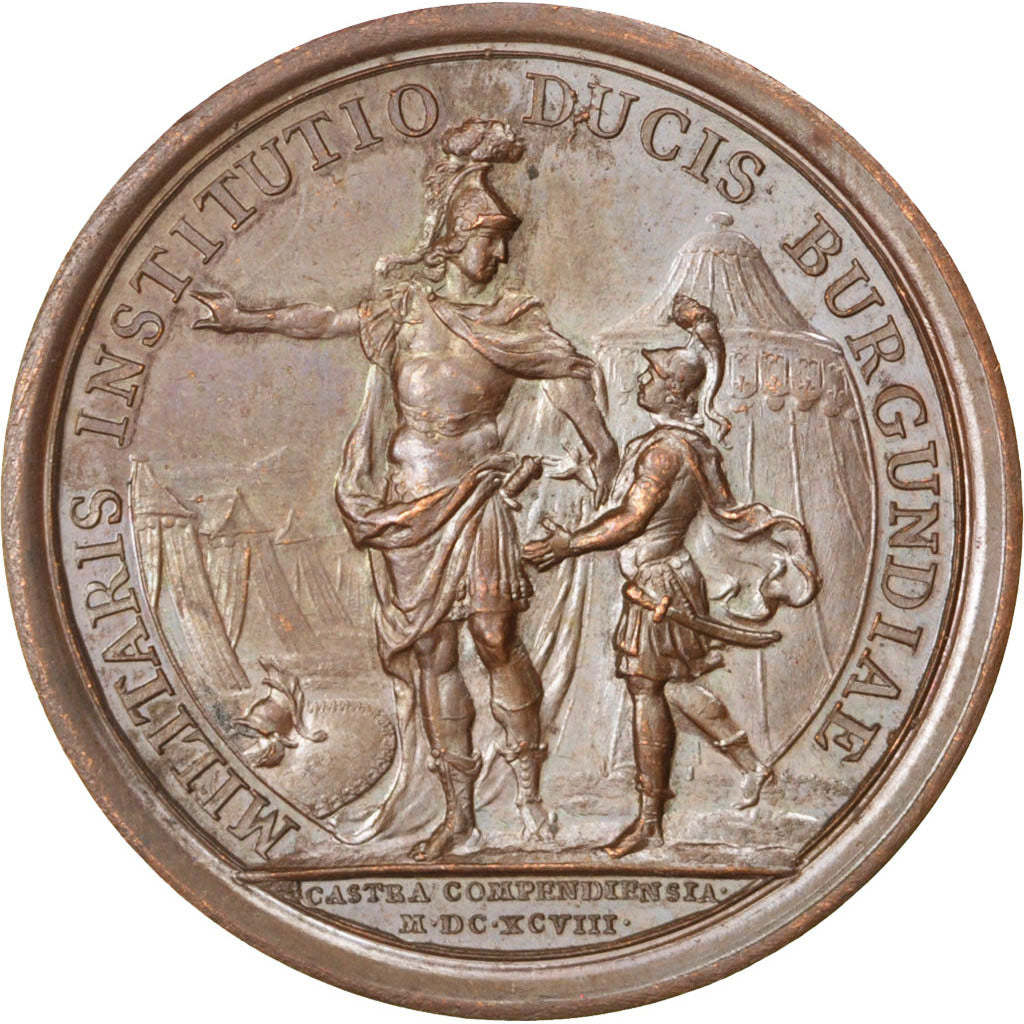 Francja, Medal, Ludwik XIV, Polityka, społeczeństwo, wojna, Mauger, AU(55-58)