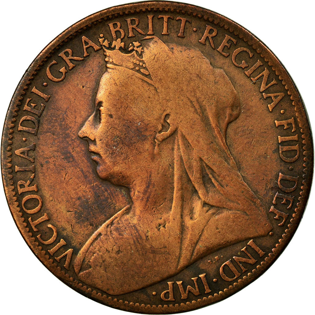 Coin, Great Britain, Victoria, Penny, 1897, VF(30-35), Bronze, KM:790