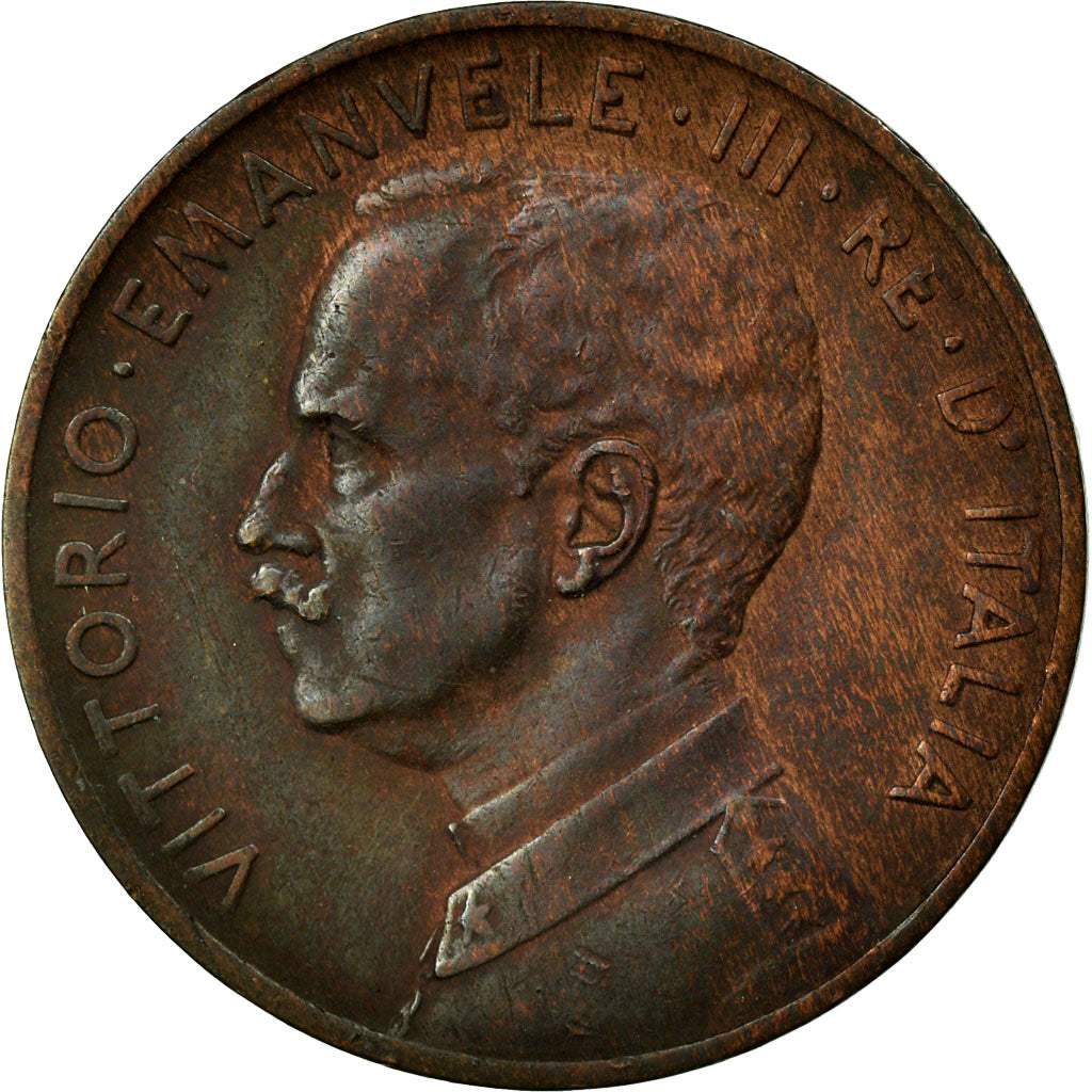 Moneta, Italia, Vittorio Emanuele III, 5 Centesimi, 1918, Rome, MB+, Bronzo