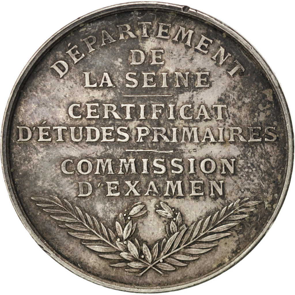 Frankrijk, Medal, French Third Republic, Politics, Society, War, Oudiné, PR