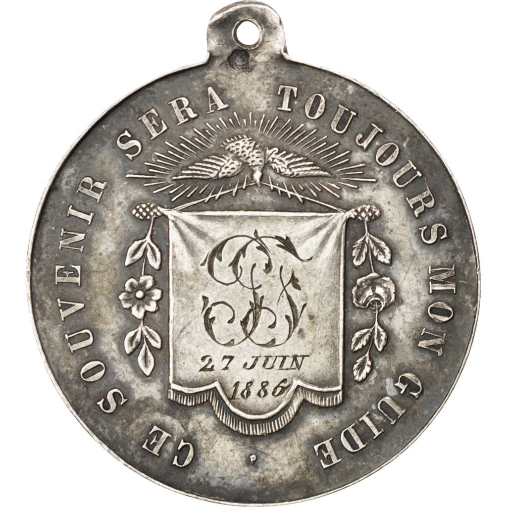 Frankreich, Medal, French Third Republic, Religions & beliefs, SS+, Silber