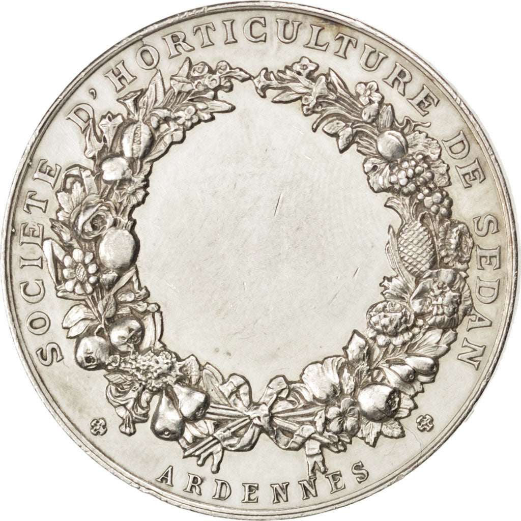 Francja, Medal, Trzecia Republika Francuska, Flora, AU(55-58), Srebro