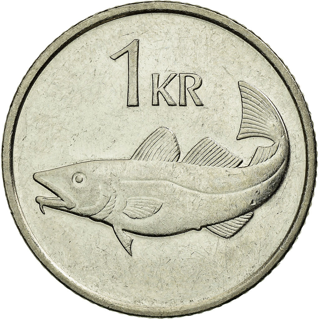 Coin, Iceland, Krona, 2007, AU(50-53), Nickel plated steel, KM:27A