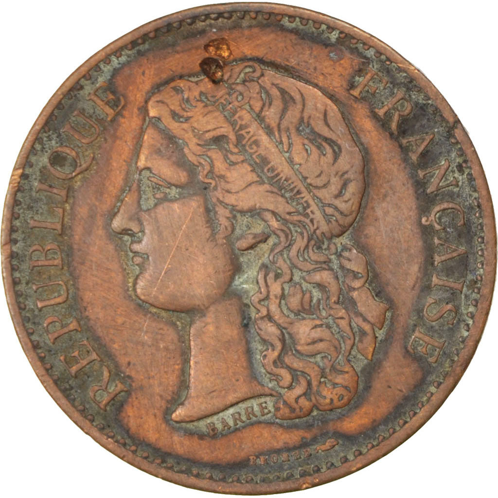 France, Medal, French Third Republic, Politics, Society, War, Barre, TB+, Cuivre
